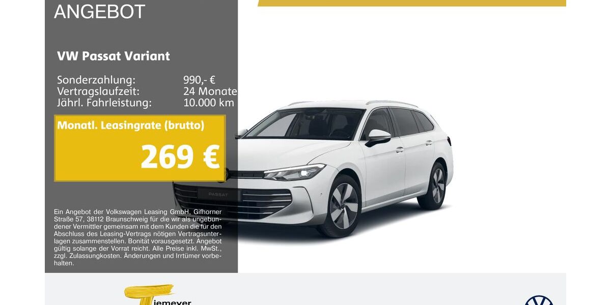 VW Passat Variant 10.900 km 31.940 &euro; Bochum 44892