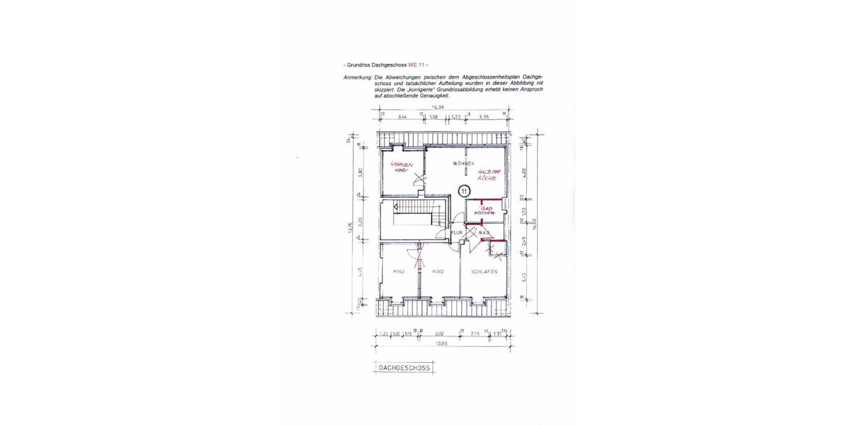 Dachgeschoßwohnung Düsseldorf Flingern Süd - 3.5 Zimmer, 89 m&sup2;, 450.000&euro; | Angebot:27458668