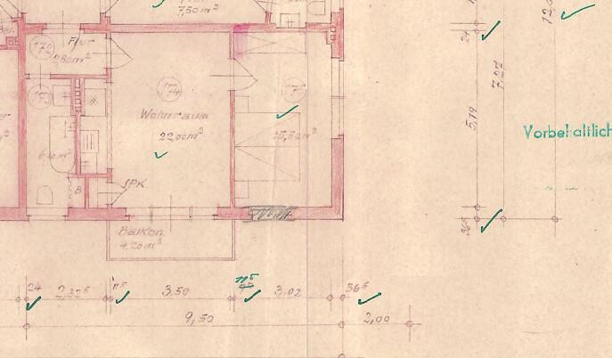Etagenwohnung Gelsenkirchen Buer - 2 Zimmer, 47 m&sup2;, 375&euro; | Angebot:24429788