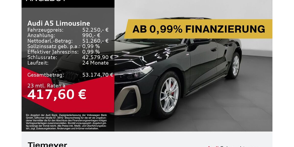 Audi A5 11.645 km 52.250 &euro; Bochum 44809