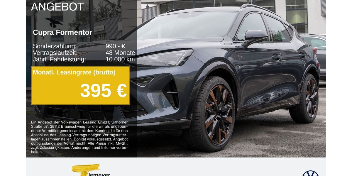 Cupra Formentor 9.999 km 35.990 &euro; Remscheid 42897