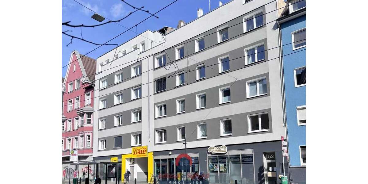 Etagenwohnung Düsseldorf Bilk - 1.5 Zimmer, 42 m&sup2;, 650&euro; | Angebot:26063663