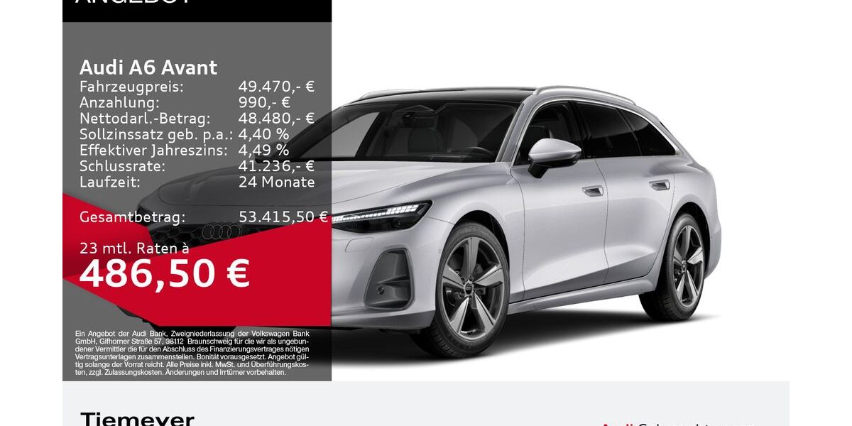Audi A6 24.983 km 49.470 &euro; Oberhausen 46047