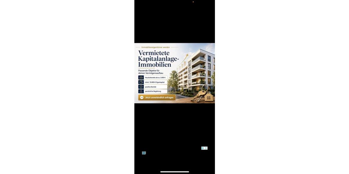 Etagenwohnung Gelsenkirchen Gelsenkirchen-Nord - 2 Zimmer, 50 m&sup2;, 100.000&euro; | Angebot:26522565