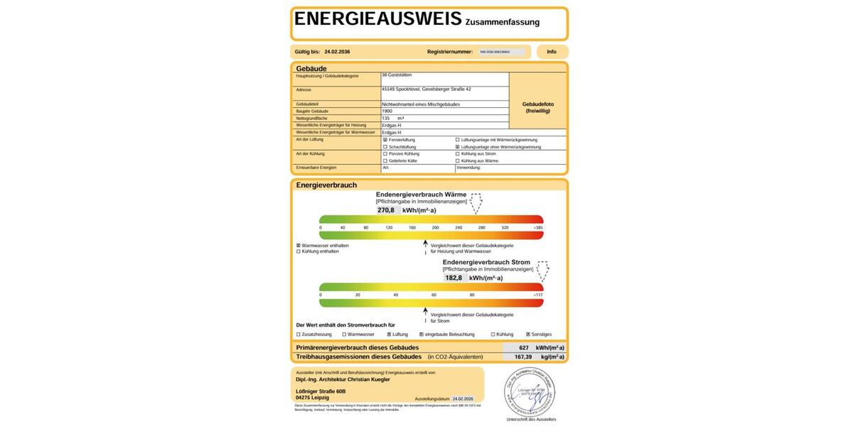 Gewerbeobjekt Sprockhövel - 1.500&euro; | Angebot:25837220