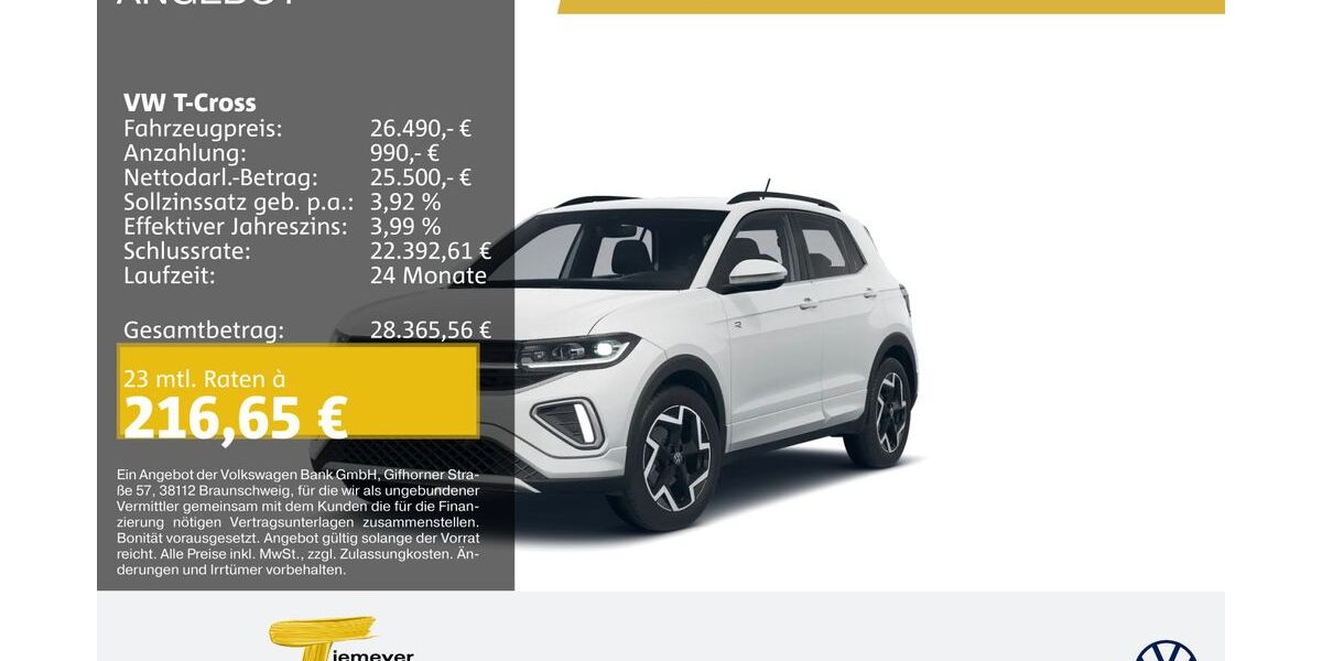 VW T-Cross 13.743 km 25.980 &euro; Remscheid 42897