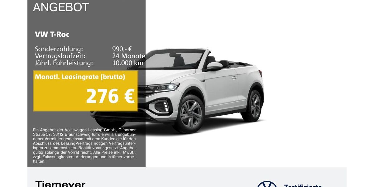 VW T-Roc 13.976 km 29.890 &euro; Bochum 44892