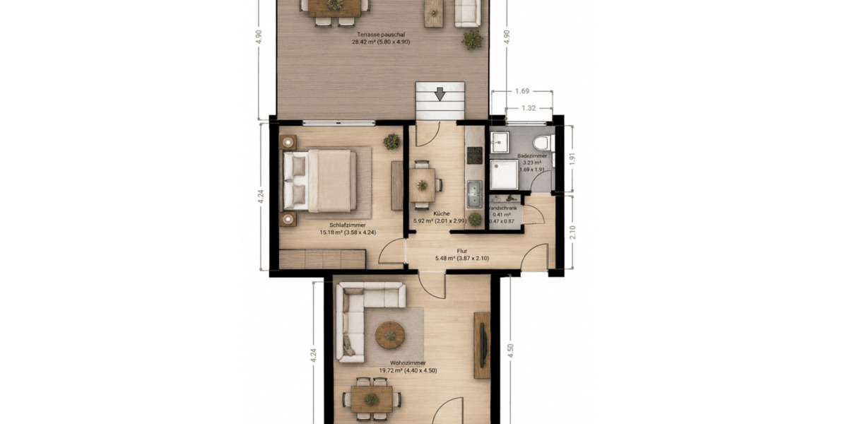 Einfamilienhaus Duisburg Rumeln-Kaldenhausen - 2 Zimmer, 119.000&euro; | Angebot:26628809