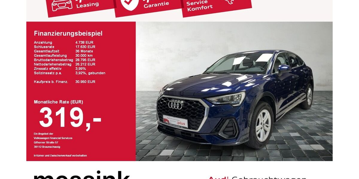 Audi Q3 39.962 km 30.950 &euro; Wermelskirchen 42929