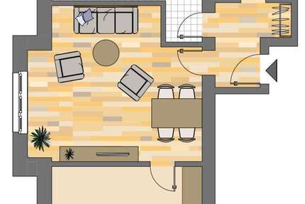 Wohnung Herne Börnig - 2.5 Zimmer, 60 m&sup2;, 449&euro; | Angebot:26827444