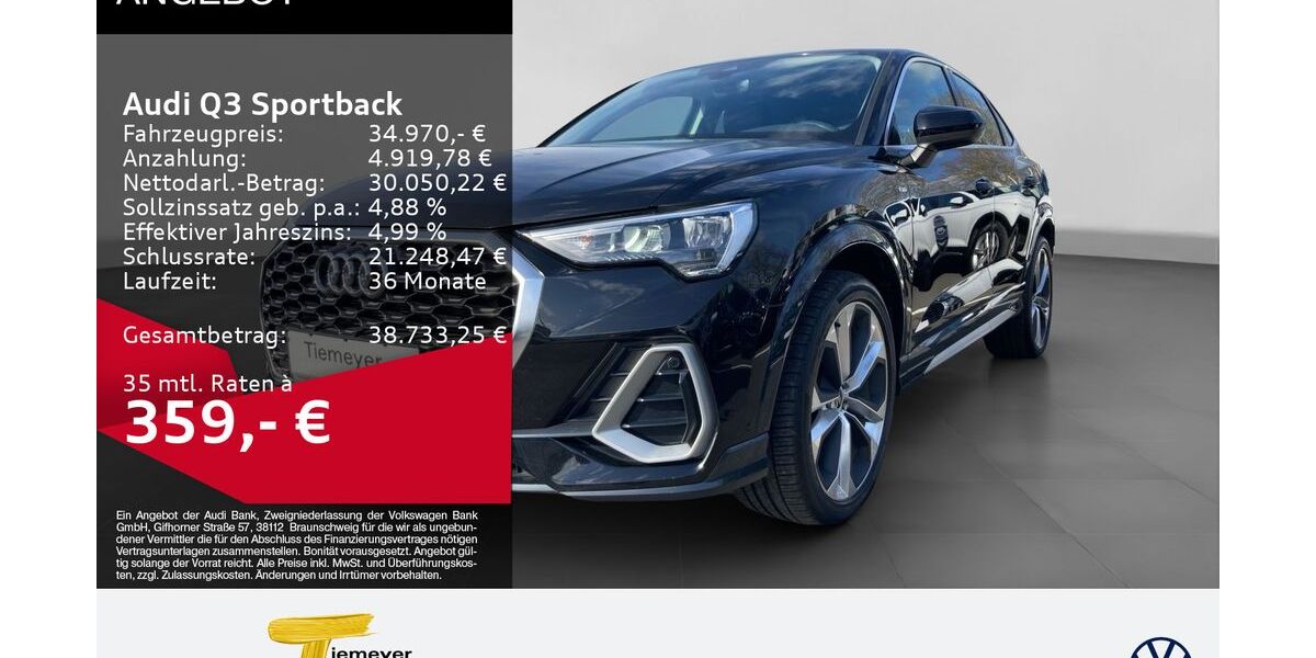 Audi Q3 66.350 km 34.970 &euro; Bochum 44892