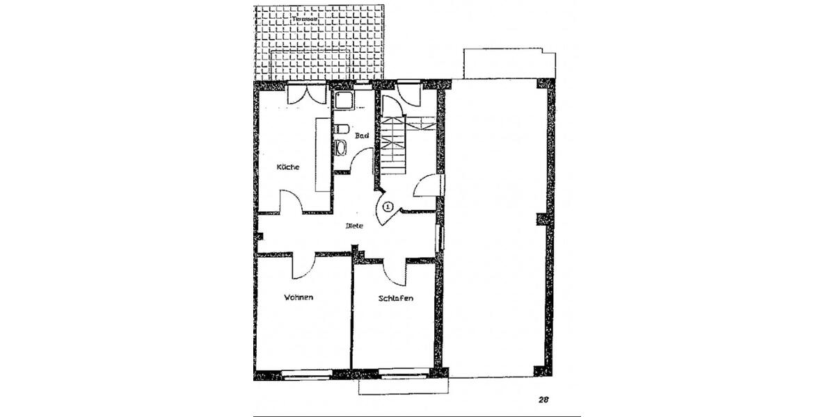 Etagenwohnung Solingen Mitte - 1 Zimmer, 70 m&sup2;, 185.000&euro; | Angebot:27189213
