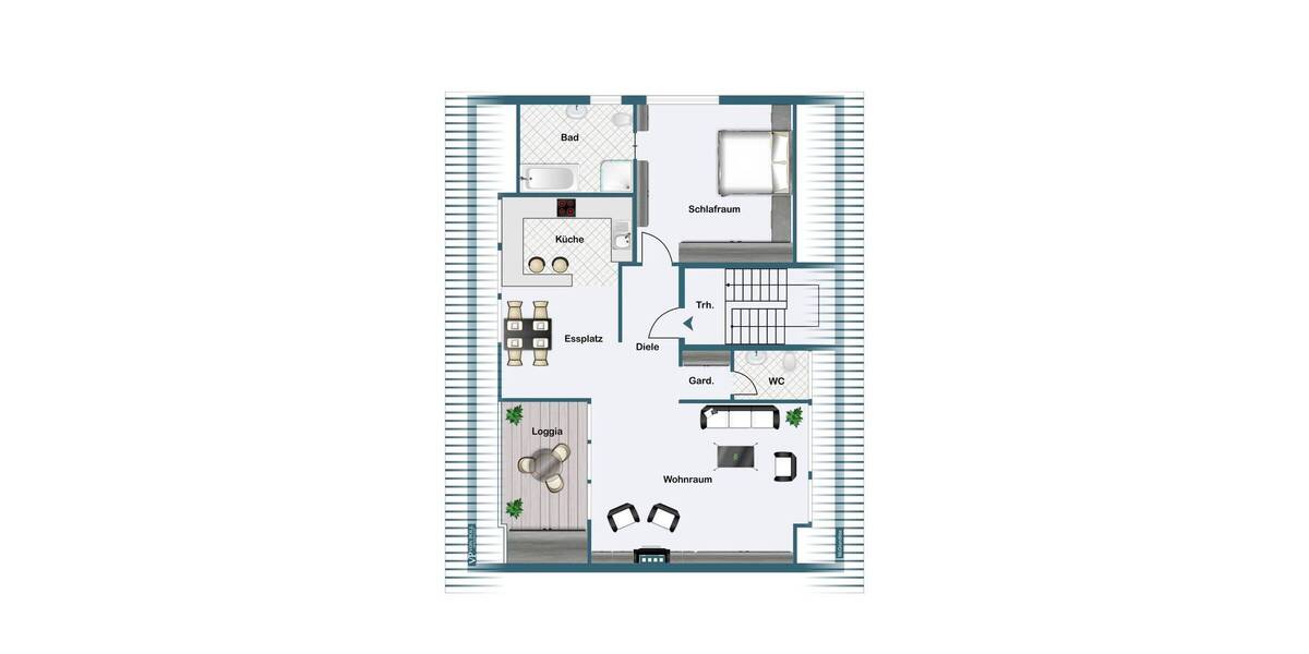 Etagenwohnung Essen / Dellwig Dellwig - 2 Zimmer, 86 m&sup2;, 220.000&euro; | Angebot:26730507