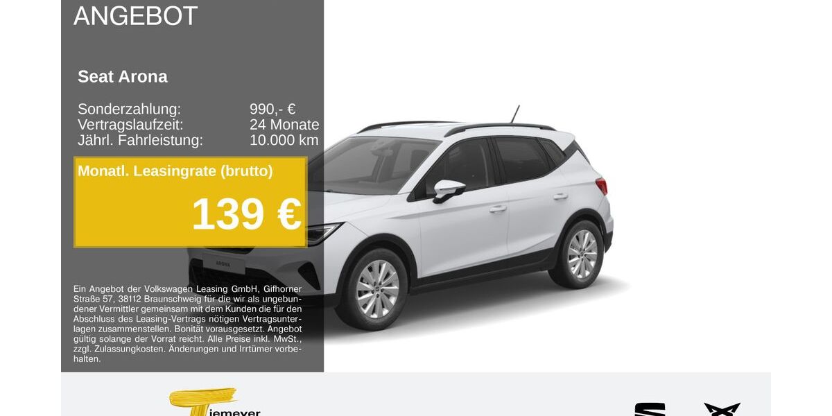 Seat Arona 20.487 km 21.780 &euro; Bochum 44809