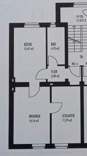 Etagenwohnung Bochum Werne - 2 Zimmer, 46 m&sup2;, 391&euro; | Angebot:26592543