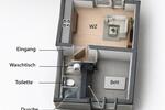Erdgeschoßwohnung Bochum Bochum-Südwest - 2 Zimmer, 50 m&sup2;, 600&euro; | Angebot:27566414