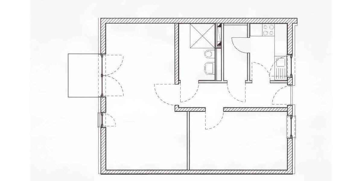 Etagenwohnung Ennepetal - 2 Zimmer, 61 m&sup2;, 500&euro; | Angebot:26912473