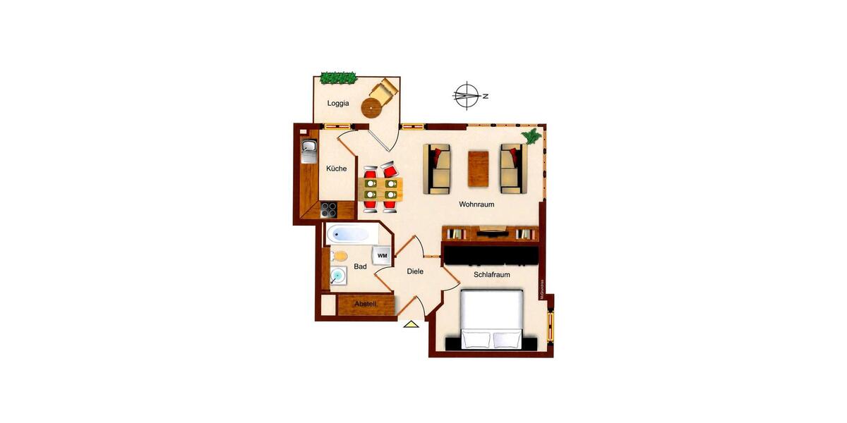 Etagenwohnung Erkrath - 2 Zimmer, 49 m&sup2;, 800&euro; | Angebot:27545543