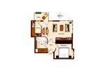 Etagenwohnung Erkrath - 2 Zimmer, 49 m&sup2;, 800&euro; | Angebot:27545543