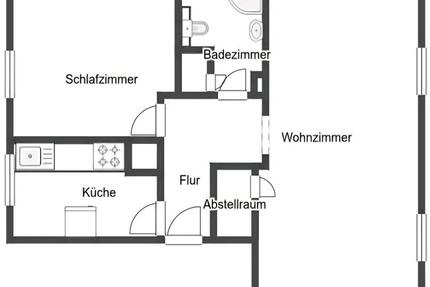 Wohnung Bochum Bochum-Nord - 2.5 Zimmer, 50 m&sup2;, 575&euro; | Angebot:27549108