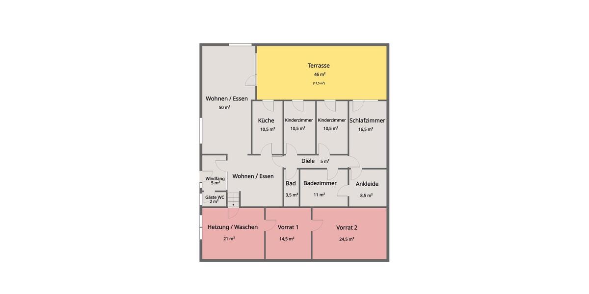 Terrassenwohnung Wermelskirchen - 5 Zimmer, 144 m&sup2;, 350.000&euro; | Angebot:27168179