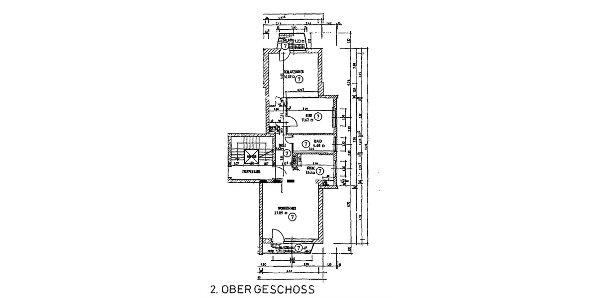 Etagenwohnung Düsseldorf Golzheim - 3 Zimmer, 74 m&sup2;, 1.350&euro; | Angebot:26816884