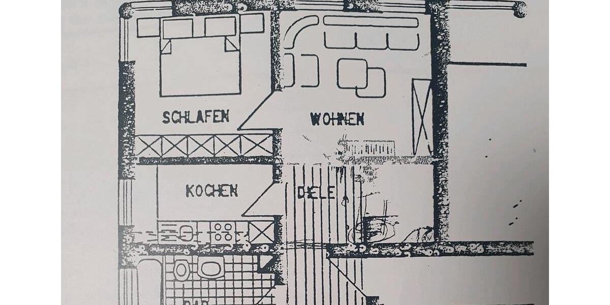 Etagenwohnung Velbert Velbert-Mitte - 2 Zimmer, 53 m&sup2;, 135.000&euro; | Angebot:23851572