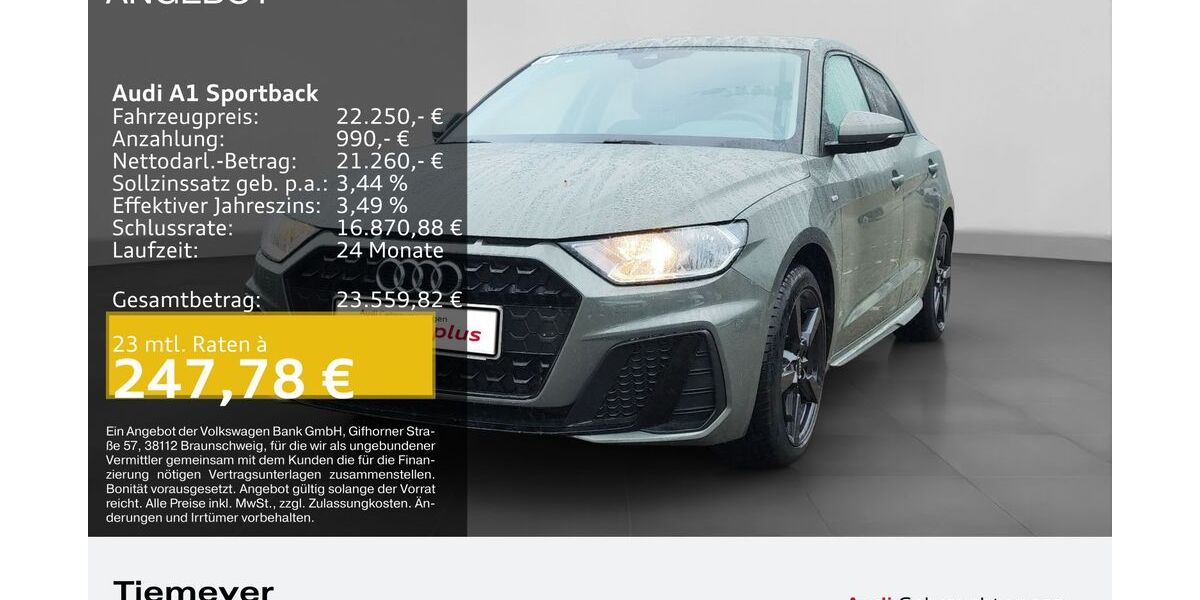 Audi A1 6.813 km 22.250 &euro; Remscheid 42897