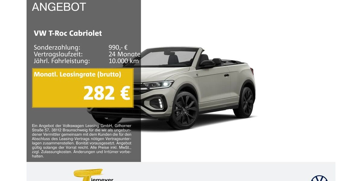 VW T-Roc 11.558 km 35.970 &euro; Herne 44653