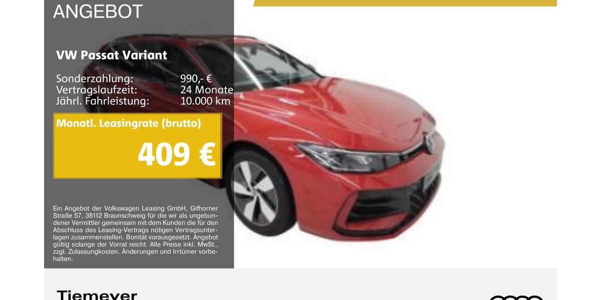 VW Passat Variant 40.108 km 37.990 &euro; Bochum 44809