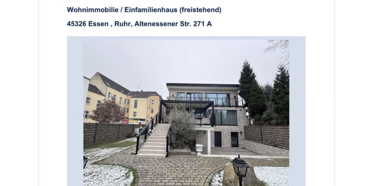 Einfamilienhaus Essen Stadtbezirk V - 5 Zimmer, 350 m&sup2;, 1.600.000&euro; | Angebot:25832975