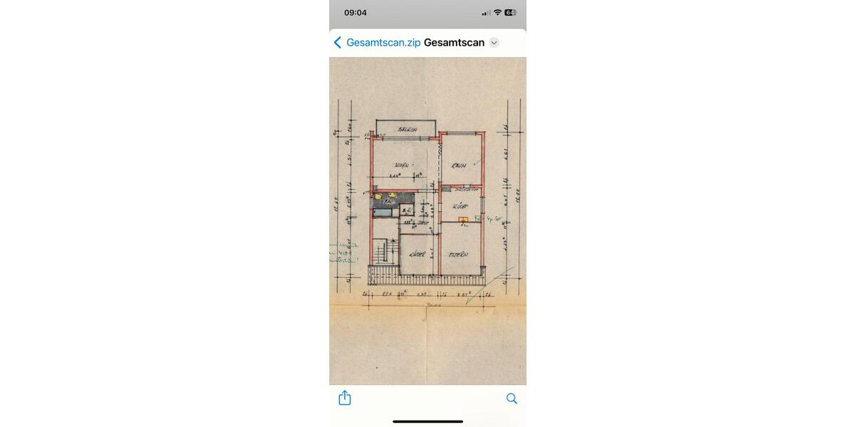 Etagenwohnung Oberhausen Schmachtendorf - 3.5 Zimmer, 100 m&sup2;, 1.150&euro; | Angebot:26675428