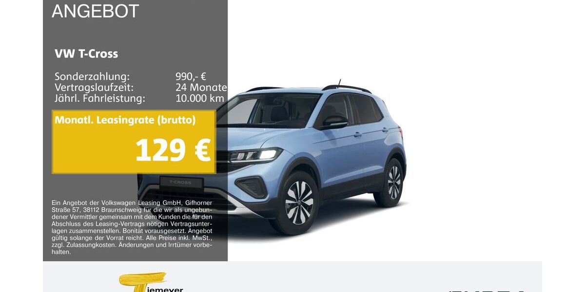 VW T-Cross 10.121 km 20.330 &euro; Bochum 44809