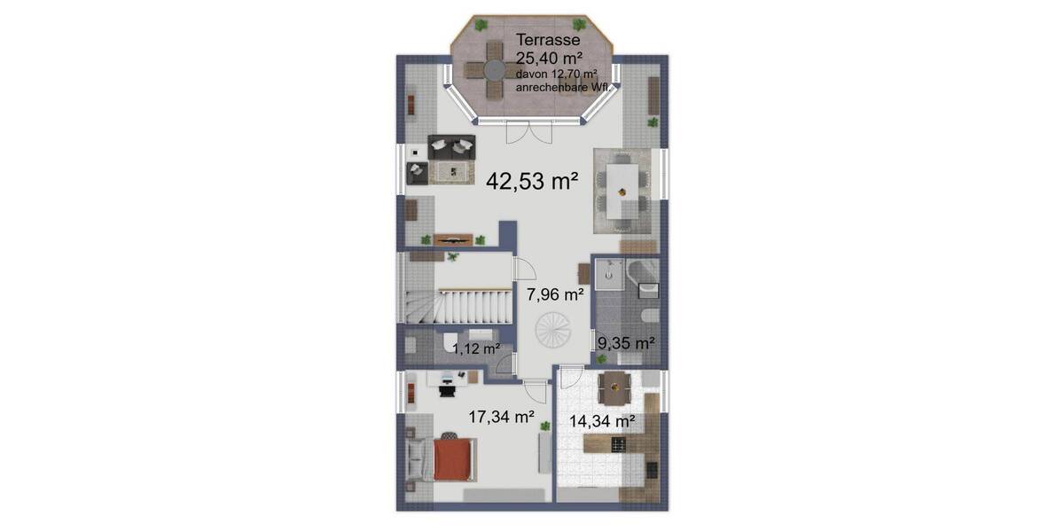 Etagenwohnung Langenfeld Richrath - 3 Zimmer, 105 m&sup2;, 415.000&euro; | Angebot:26826376