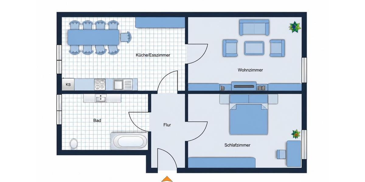 Etagenwohnung Bochum Bochum-Südwest - 2.5 Zimmer, 69 m&sup2;, 142.000&euro; | Angebot:27198281