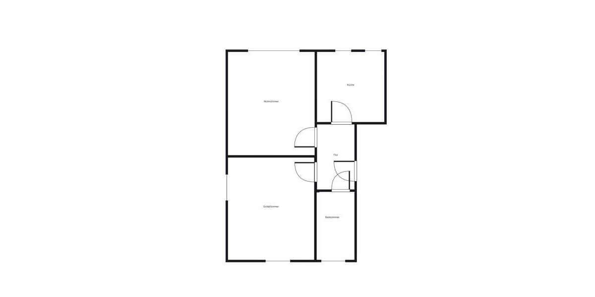 Etagenwohnung Bochum Bochum-Südwest - 2 Zimmer, 49 m&sup2;, 475&euro; | Angebot:25512280