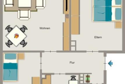 Wohnung Duisburg Walsum - 3.5 Zimmer, 57 m&sup2;, 479&euro; | Angebot:25877322