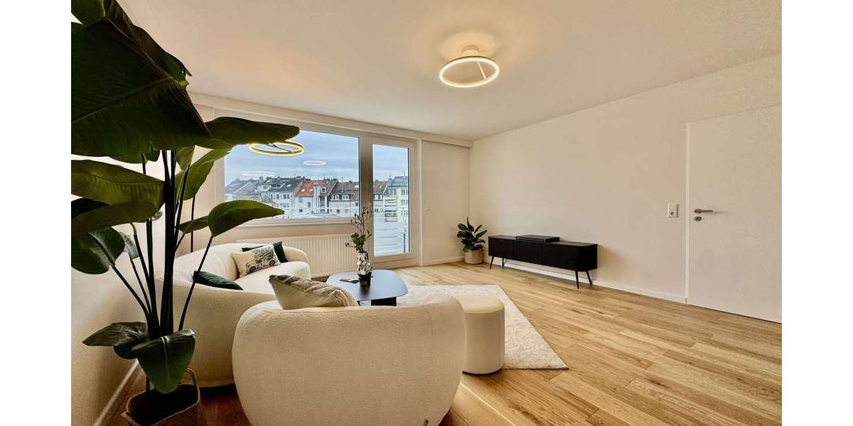 Etagenwohnung Düsseldorf Stadtmitte - 2 Zimmer, 60 m&sup2;, 330.000&euro; | Angebot:25938083