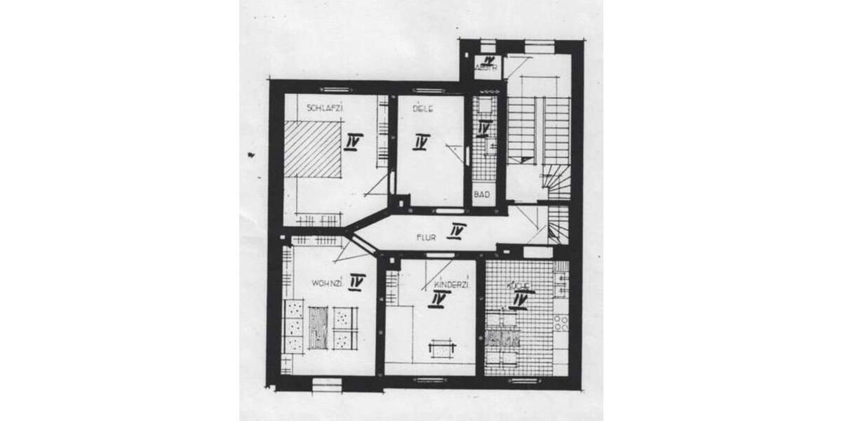 Etagenwohnung Essen Huttrop - 3 Zimmer, 85 m&sup2;, 1.450&euro; | Angebot:25987284