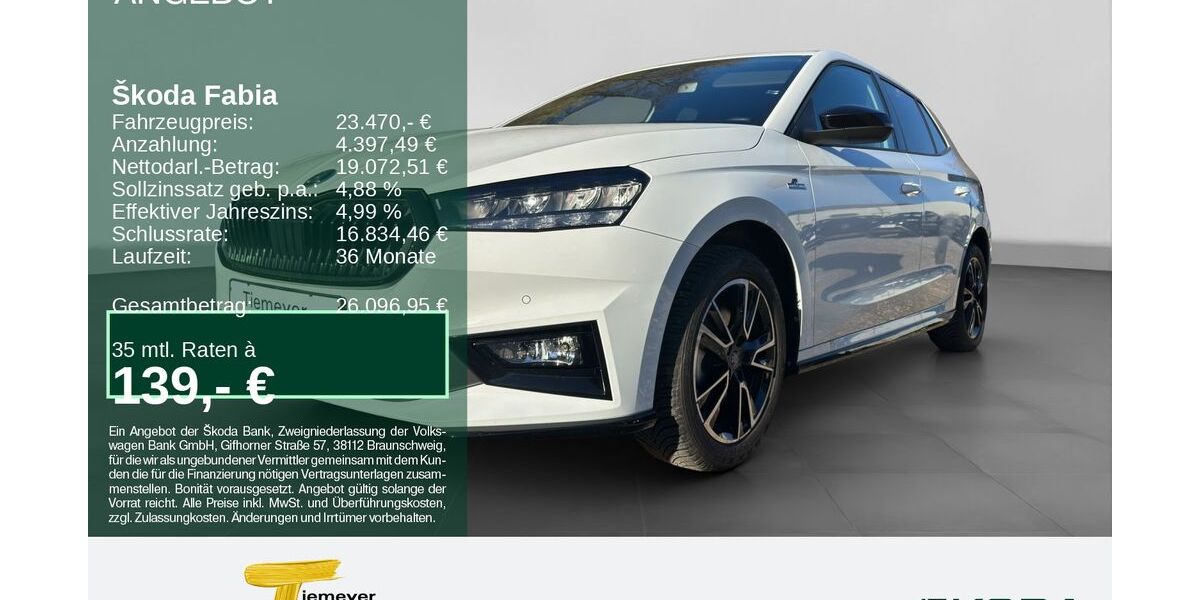 Skoda Fabia 23.014 km 23.470 &euro; Remscheid 42857