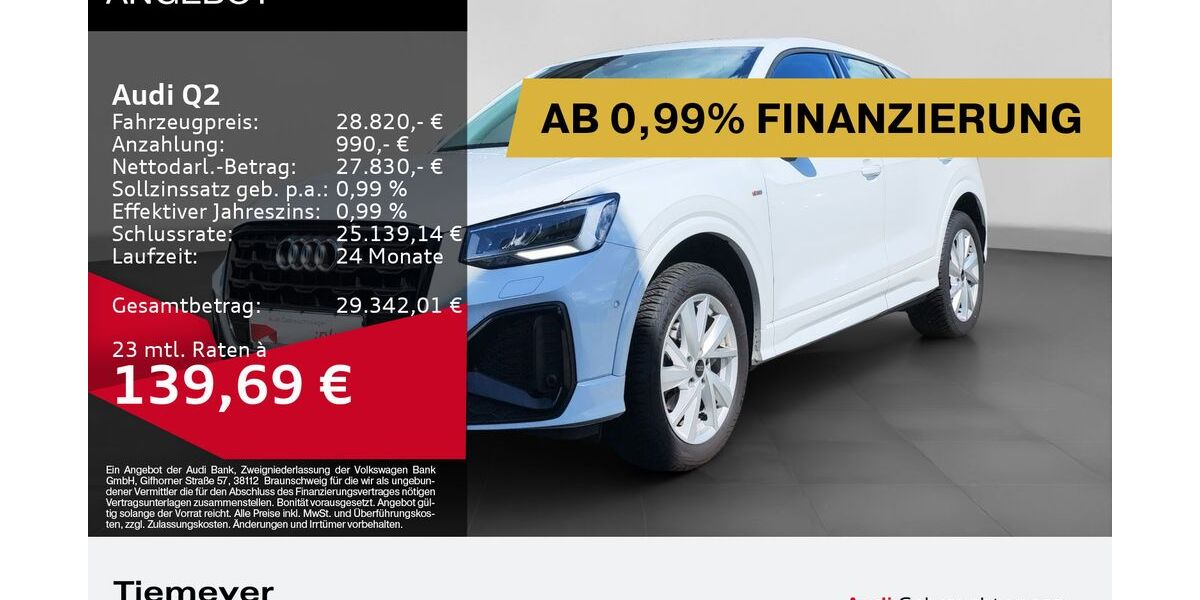 Audi Q2 27.826 km 28.420 &euro; Remscheid 42897