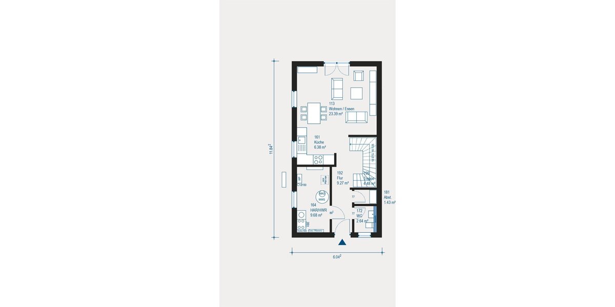 Individuelle Doppelhaushälfte in Wuppertal - Maßgeschneidertes Wohnen auf 113 m² Wohnfläche - Doppelhaushälfte Wuppertal Gemarkung Nächstebreck | Angebot:27567348