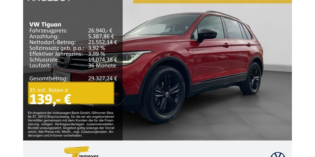 VW Tiguan 61.587 km 26.940 &euro; Bochum 44892
