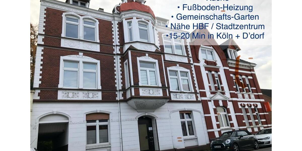 Erdgeschoßwohnung Solingen Ohligs - 2 Zimmer, 60 m&sup2;, 994&euro; | Angebot:27565674