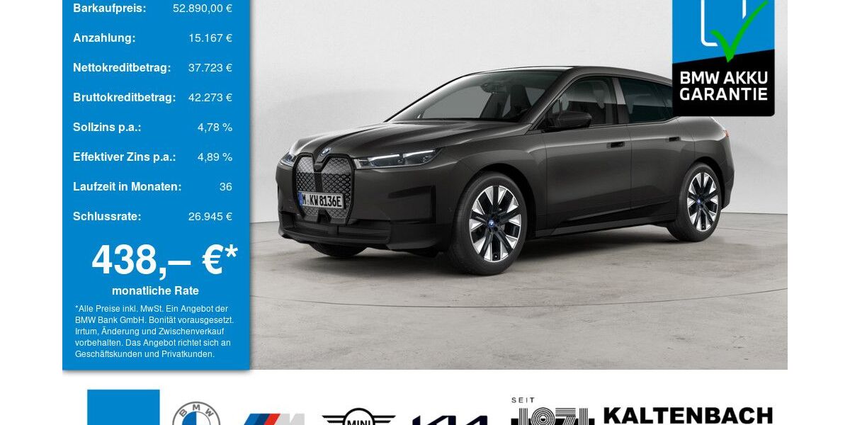 BMW iX 80.452 km 52.890 &euro; Remscheid 42897