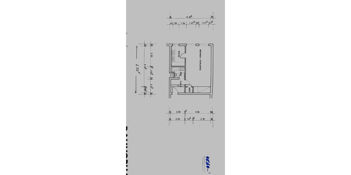 Etagenwohnung Essen Stadtbezirk II - 1 Zimmer, 45 m&sup2;, 520&euro; | Angebot:25949047