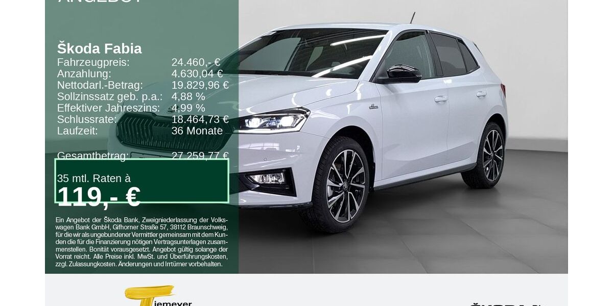 Skoda Fabia 3.999 km 23.940 &euro; Bochum 44809