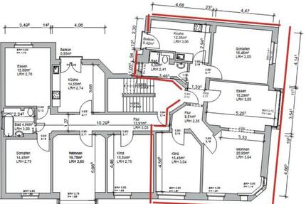 Wohnung Wuppertal Unterbarmen - 5 Zimmer, 110 m&sup2;, 850&euro; | Angebot:24674070