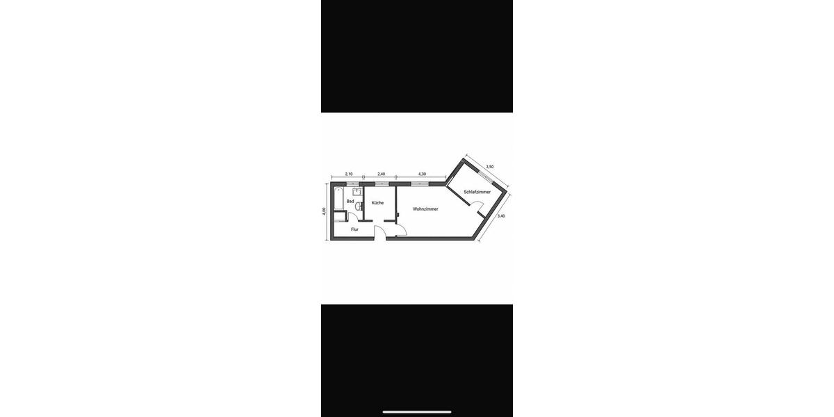 Etagenwohnung Bochum Bochum-Südwest - 2 Zimmer, 45 m&sup2;, 115.000&euro; | Angebot:27514285