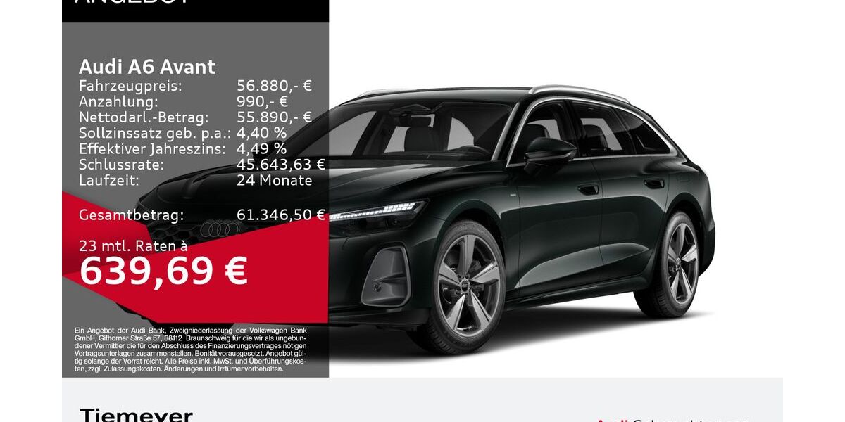 Audi A6 13.332 km 56.880 &euro; Gelsenkirchen 45894